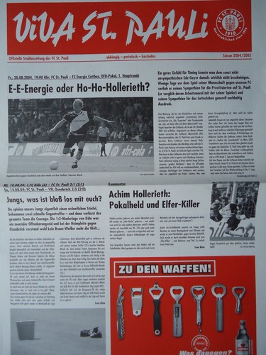 Programm pokal 2004 st - pokal, 2004/05